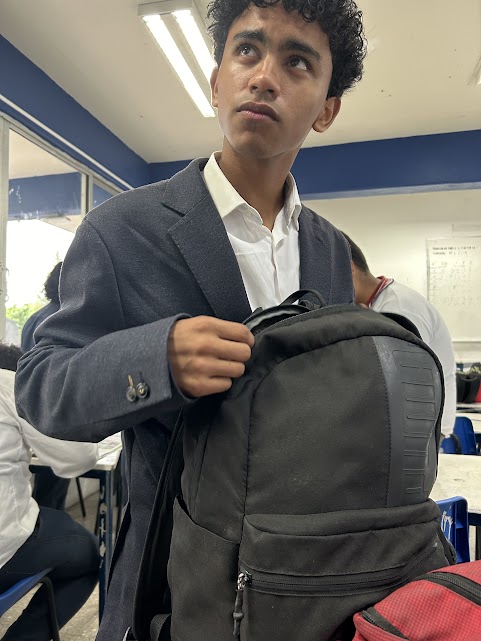 Girl in a jacket
